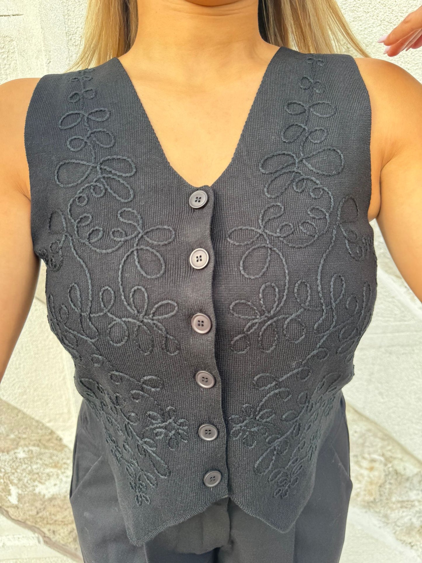 Gilet boutonné