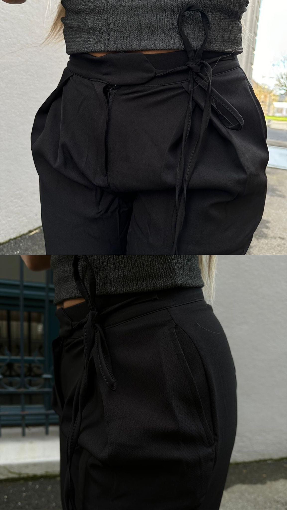 Pantalon noué