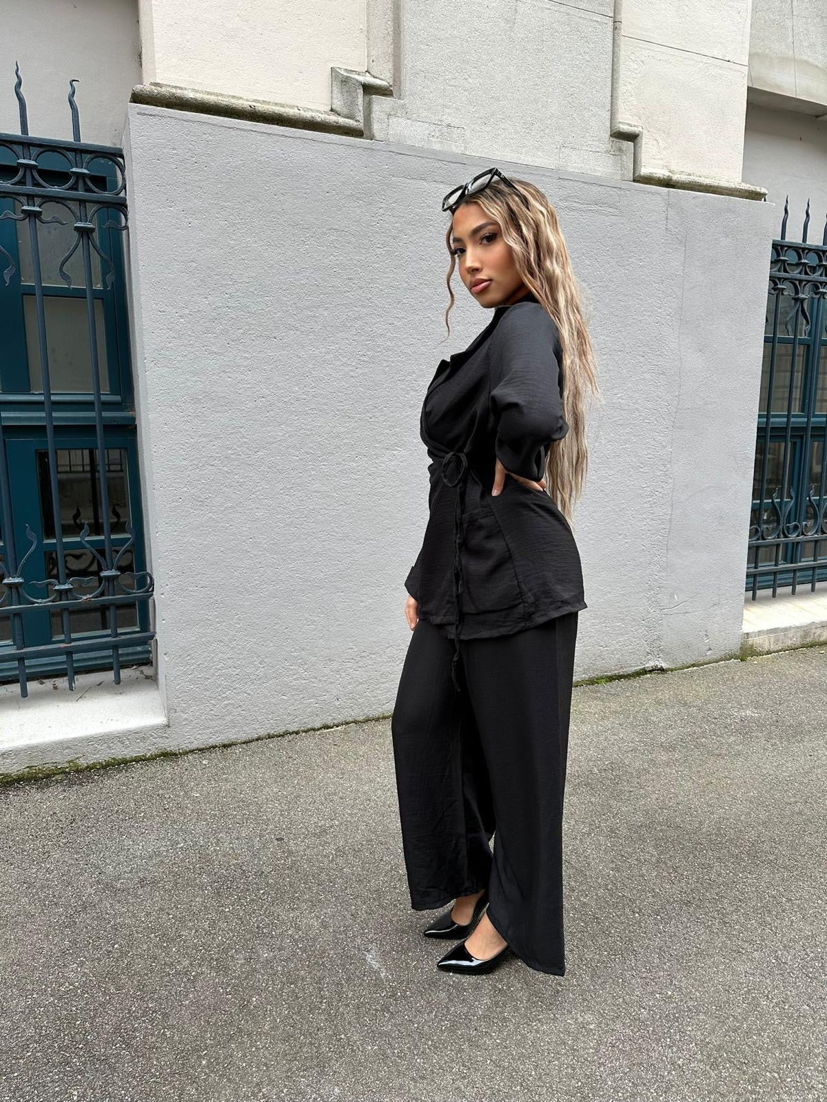 Ensemble tailleur beige