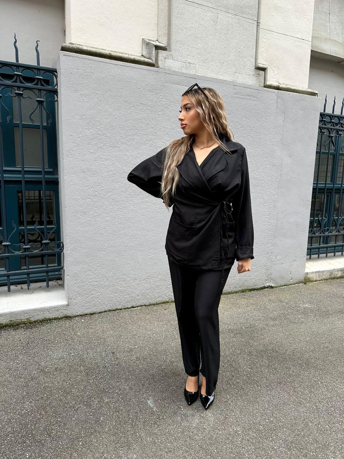 Ensemble tailleur beige